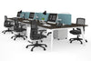 Switch - 6 Person Workstation White Frame [1600L x 700W] - Thumbnail 62 