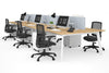 Switch - 6 Person Workstation White Frame [1600L x 700W] - Thumbnail 54 