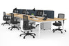 Switch - 6 Person Workstation White Frame [1600L x 700W] - Thumbnail 55 