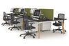 Switch - 6 Person Workstation Wood Imprint Frame [1200L x 800W with Cable Scallop] - Thumbnail 47 