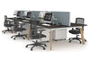 Switch - 6 Person Workstation Wood Imprint Frame [1200L x 800W with Cable Scallop] - Thumbnail 49 