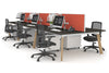Switch - 6 Person Workstation Wood Imprint Frame [1200L x 800W with Cable Scallop] - Thumbnail 45 