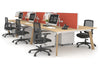 Switch - 6 Person Workstation Wood Imprint Frame [1200L x 800W with Cable Scallop] - Thumbnail 20 