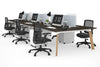 Switch - 6 Person Workstation Wood Imprint Frame [1400L x 800W with Cable Scallop] - Thumbnail 60 