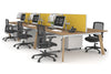 Switch - 6 Person Workstation Wood Imprint Frame [1400L x 800W with Cable Scallop] - Thumbnail 34 
