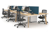 Switch - 6 Person Workstation Wood Imprint Frame [1400L x 800W with Cable Scallop] - Thumbnail 23 
