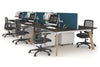 Switch - 6 Person Workstation Wood Imprint Frame [1400L x 800W with Cable Scallop] - Thumbnail 48 
