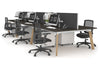 Switch - 6 Person Workstation Wood Imprint Frame [1400L x 800W with Cable Scallop] - Thumbnail 50 
