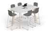 Switch Collaborative Counter High Table - Large Rounded Corners [1800L x 1200W with Large Rounded Corners] - Thumbnail 1 