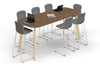 Switch Collaborative Counter High Table - Large Rounded Corners [2400L x 1000W with Large Rounded Corners] - Thumbnail 2 