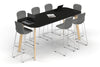 Switch Collaborative Counter High Table - Large Rounded Corners [2400L x 1000W with Large Rounded Corners] - Thumbnail 3 