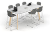 Switch Collaborative Counter High Table - Large Rounded Corners [2400L x 1200W with Large Rounded Corners] - Thumbnail 1 