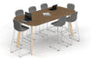 Switch Collaborative Counter High Table - Large Rounded Corners [2400L x 1200W with Large Rounded Corners] - Thumbnail 2 