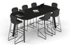 Switch Collaborative Counter High Table - Large Rounded Corners [2400L x 1200W with Large Rounded Corners] - Thumbnail 9 