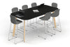 Switch Collaborative Counter High Table - Large Rounded Corners [2400L x 1200W with Large Rounded Corners] - Thumbnail 3 