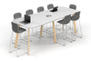 Switch Collaborative Counter High Table - Large Rounded Corners [3000L x 1200W with Large Rounded Corners] - Thumbnail 1 