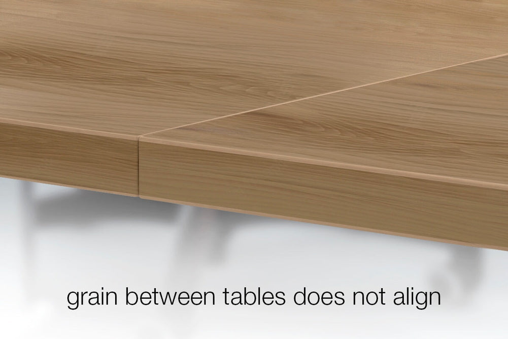 Switch Collaborative Large Counter High Table - Rounded Corners [3200L x 1100W with Rounded Corners]-black leg dark oak 