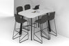 Switch Half Collaborative Counter High Table - Large Rounded Corners [1500L x 1000W with Large Rounded Corners] - Thumbnail 8 