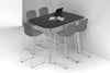 Switch Half Collaborative Counter High Table - Large Rounded Corners [1500L x 1000W with Large Rounded Corners] - Thumbnail 7 