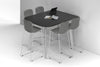 Switch Half Collaborative Counter High Table - Large Rounded Corners [1500L x 1200W with Large Rounded Corners] - Thumbnail 6 