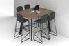 Switch Half Collaborative Counter High Table - Large Rounded Corners [1500L x 1200W with Large Rounded Corners] - Thumbnail 8 