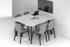 Switch Half Meeting Room Table - Large Rounded Corners [1500L x 1200W with Large Rounded Corners] - Thumbnail 8 