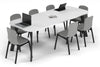 Switch Meeting Room Table - Large Rounded Corners [2400L x 1000W with Large Rounded Corners] - Thumbnail 8 