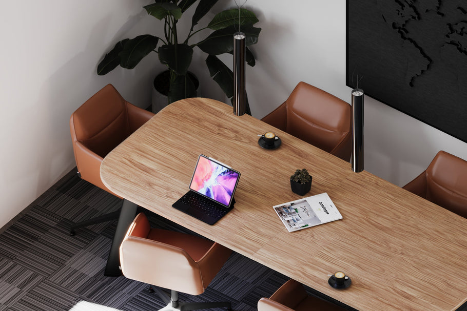 Environmental image of Switch Meeting Room Table - Large Rounded Corners [1800L x 1000W with Large Rounded Corners]