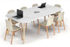 Switch Meeting Room Table - Large Rounded Corners [2400L x 1200W with Large Rounded Corners] - Thumbnail 1 