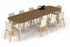 Switch Meeting Room Table - Large Rounded Corners [3000L x 1000W with Large Rounded Corners] - Thumbnail 3 
