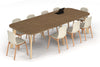 Switch Meeting Room Table - Large Rounded Corners [3000L x 1200W with Large Rounded Corners] - Thumbnail 3 