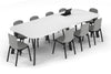 Switch Meeting Room Table - Large Rounded Corners [3000L x 1200W with Large Rounded Corners] - Thumbnail 8 