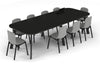 Switch Meeting Room Table - Large Rounded Corners [3000L x 1200W with Large Rounded Corners] - Thumbnail 10 