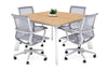 Switch Meeting Room Table - Rounded Corners [1100L x 1100W with Rounded Corners] - Thumbnail 3 