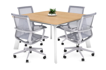  - Switch Meeting Room Table - Rounded Corners [1100L x 1100W with Rounded Corners] - 1
