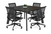 Switch Meeting Room Table - Rounded Corners [1100L x 1100W with Rounded Corners] - Thumbnail 4 