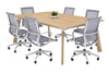 Switch Meeting Room Table - Rounded Corners [1800L x 1100W with Rounded Corners] - Thumbnail 4 