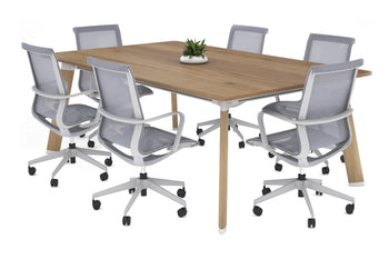  - Switch Meeting Room Table - Rounded Corners [1800L x 1100W with Rounded Corners] - 1
