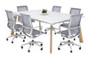 Switch Meeting Room Table - Rounded Corners [1800L x 1100W with Rounded Corners] - Thumbnail 3 
