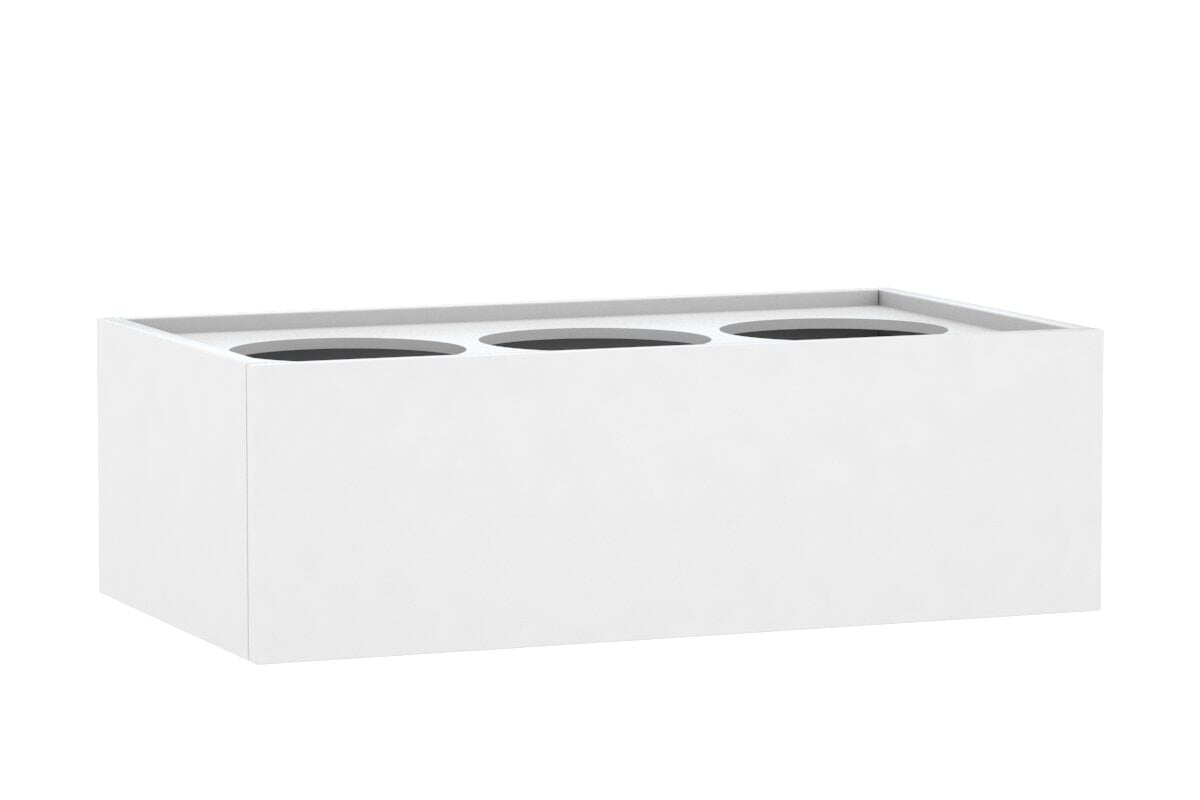 Tambour Sliding Door Storage Cabinet Metal [1025H x 900W]-black lower planter box