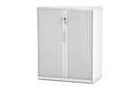 Tambour Sliding Door Storage Cabinet Metal [1025H x 900W]