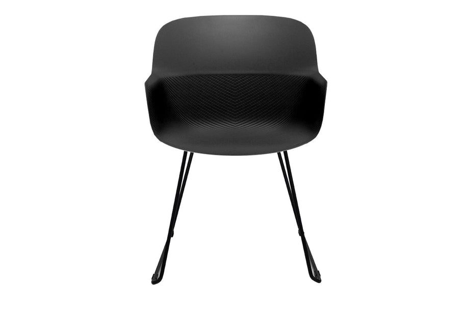 Environmental image of Tommy Tub Plastic Chair - Sled Base