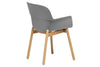 Tommy Tub Plastic Chair - Wooden Leg - Thumbnail 34 