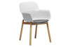 Tommy Tub Plastic Chair - Wooden Leg - Thumbnail 17 