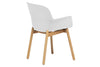 Tommy Tub Plastic Chair - Wooden Leg - Thumbnail 20 