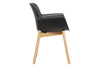 Tommy Tub Plastic Chair - Wooden Leg - Thumbnail 9 
