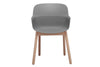 Tommy Tub Plastic Chair - Wooden Leg - Thumbnail 32 