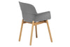 Tommy Tub Plastic Chair - Wooden Leg - Thumbnail 35 