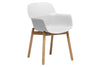 Tommy Tub Plastic Chair - Wooden Leg - Thumbnail 12 