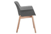 Tommy Tub Plastic Chair - Wooden Leg - Thumbnail 33 